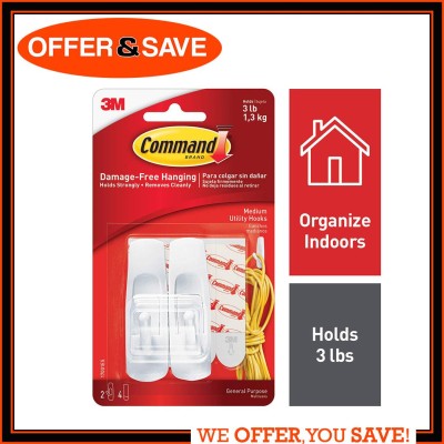 3M Command™中型实用挂钩-17001